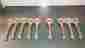 301005 309900 Rods Vintage Connecting Rod Cores Lot Of 9 390006 Mopar Plymouth Dodg