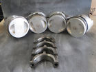 4-10 Fiat Spider Dohc Engine Set Of Pistons And Connecting Rods
