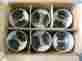 992790 Seal Tested 1966-71 Jeep Cj5 Cj6 225 V6 Piston Set Of 6 Alcoa 020 Nos Aftermarket