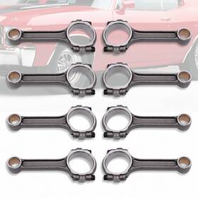 Ar38321 Amoracing Forged 5140 Steel I Beam Connecting Rods 6.000 Inch Fit Sbc Chevy 350 Bush Floating