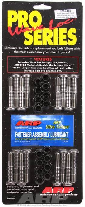 250-6404 Arp Pro Series Wave-loc Rod Bolts