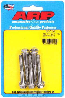 621-1750 Arp - S/s Bolt Kit 6pt. 5 1/4-20 X 1.750