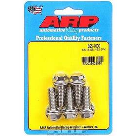 625-1000 Arp - S/s Bolt Kit 6pt. 5 3/8-16 X 1.000