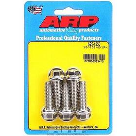 625-1250 Arp - S/s Bolt Kit 6pt. 5 3/8-16 X 1.250