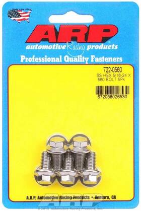 722-0560 Arp - S/s Bolt Kit 6pt. 5 5/16-24 X .560