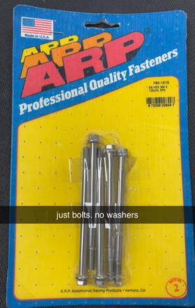 760-1015 Arp S/s Bolt Kit 6mm X 1.00 Rh Thread 100mm Uhl No Washers