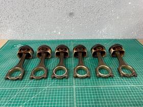 06e107066 Audi 09-17 S4 S5 A7 A8 Q5 3.0l Engine Piston With Connecting Rod Set Of 6 Oem