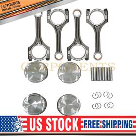 20910-2bu06 Autoto G4fj Engine Pistons Rings Kit And 4pcs Con Rods Fits For Hyundai Kia Accent Forte