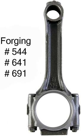 Bp-753 B & P Rods Connecting Rod Jeep Cherokee Wrangler 2.5l And 4.0l 1987-96 Casting #544 Or #691