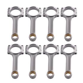 4yzn07 Bfo 5.700 Inch 5140 Connecting Rods For Chevy Sbc 350 1967-2003 With 3/8 Bolts