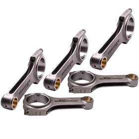6n805d Bfo 4340 Forged Steel H-beam Connecting Rods For Audi Rs2 2.2l Turbo 5cyl 5pcs/set