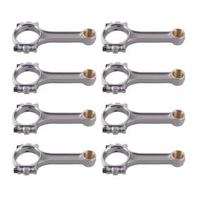 J4h2y5 Bfo 8pcs Connecting Rods Set For Chevy Small Block 350 1967-2003 5.700 Inch I-beam