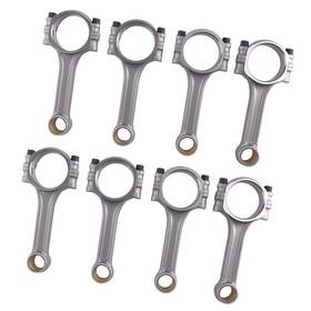 K06alv Bfo I-beam 5140 Connecting Rod Set 5.700ftft For Sbc Chevy 350 Bushed Floating Pin