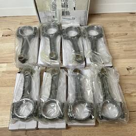 Ktpi5w Bfo 5.700 Inch 2.100 .927 I-beam 5140 Connecting Rods For Sbc Chevy 350 Racing Balance