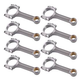 Ta0j73 Bfo 5.700ftft .927 Inch I-beam 5140 Connecting Rods For Sbc Chevy 350 Bushed Floating
