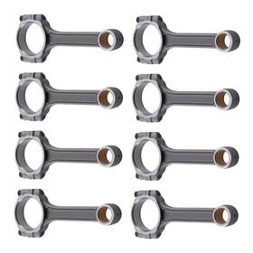 Bfo V4el8i 6.000 Inch 2.100 .927 I-beam 5140 Connecting Rods For Sbc Chevy 350 500hp Rated