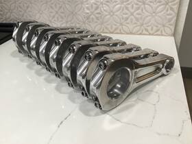 426007 Bill Miller Engineering 396565 Aluminum Piston Rods For Big Block Chevy Cc 6.525