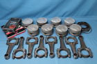 C9ax-b Fomoco Very Rare Ford Boss Mustang Nascar Connecting Rods Pistons