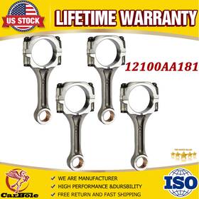 12100aa180 Carbole 4pcs Connecting Rods For Subaru Wrx Forester Impreza Ej257 2.5l Turbo