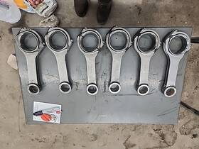 Dc8559h-6 Carrillo 6 Carillo Cummins Billet Connectins Rods 1in Deck Plate