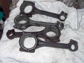 885612-564 Chev 885612-564/52/62/64 Vintage Lot Of 4 Babbit Bearings Chevrolet Piston Connection Rods 885612-564 Chev 885612-564/52/62/64 Vintage Lot Of 4 Babbit Bearings Chevrolet Piston Connection Rods