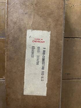 Cv608632 Chevrolet Gm Connecting Rods Factory Sealed For 216-235 Engines Set Of 6 Includes Bearing