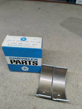 2421360 Chrysler Parts Connecting Rod Bearing .010 Nos Made In Usa