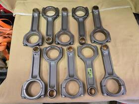 St3900b Crower Set Of 10 Small Block Chevy Custom Titanium Stroker Rods - Used