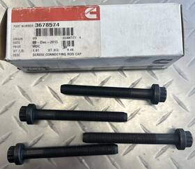 Cummins 3678574 Isx Connecting Rod Bolts Pack Of 4