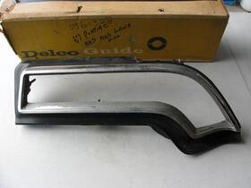 5961328 Delco Guide Vintage Tail Light Bezel No Lens Rh For 1967 Pontiac