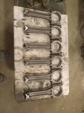 5104502 Detroit 6v92 Connecting Rods Set Of 6 Good Used