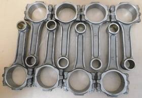 Eagle 2-irc5700-7/16 Scat 2-icr5700-7/16 I-beam Connecting Rods 5.700 Long Floating 4340 Stl 8pc