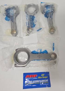 Crs-5659-mi Eagle Set Of 4 Scat Arp H-beam Connecting Rods Lot Crs-5659 -mi