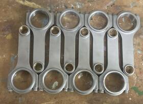 Crs6135 Eagle Bbc Connecting Rods 6.135 Long 2.200 Jrnl 4340 Steel 8pc