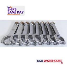 Crs670003dl19 Eagle Crs67003dl19 Set Of 8 Bbc 4340 Forged H-beam Rods 6.700in With L19 Bolts