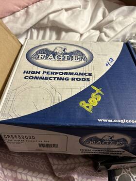 Crs68003d Eagle Specialty Prod For Chevy Big Block Standard Forged 4340 H-beam Connecting Rods