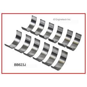 Bb623j Enginetech Chevy 262 4.3l Vortec Connecting Rod Bearings Set 1985-2014