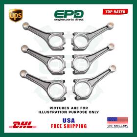 Lr-pt306-conrods-x6 Epd Land Rover Pt306 Aj20p6 Connecting Rods 6 Pcs 24v 6cyls Petrol Engine