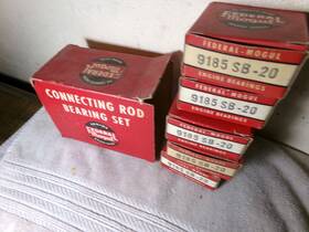 Sb-20 Federal Mogul Connecting Rod Bearings 9185 Sb 20 Fit 1934-1959 Plym/dodge