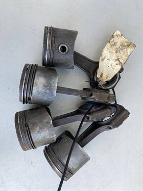 125e-6200-c Ford 4x Lotus Twincam Twin Cam Connecting Rods 125e And Pistons