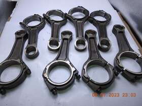 1834675c1 Ford 2003-06 6.0l Diesel Engine Connecting Rod Complete Set 8 No Reserve Auction