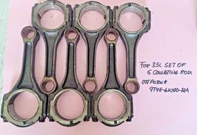 9t4e-6k100-ba Ford 3.5l V-6 Set Of 6 Connecting Rods - Used