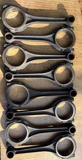 Rods-8 Ford A595 Vintage 8ba Flathead V8 Connecting A595/b587/15-5