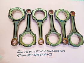 At4e-6k100-ca Ford #at4e-6k100-ca 3.5l V-6 Set Of 6 Connecting Rods - Used