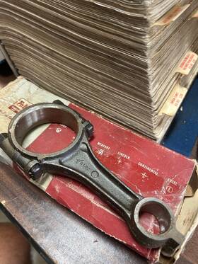 C1de-6200-a Ford 1961 1962 Nos Connecting Rod 6 Cyl 170 Pair In Boxes