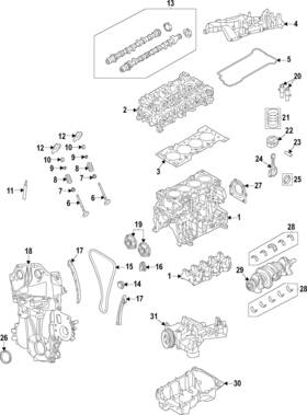 P2gz-6135-a Ford Genuine Piston Pin