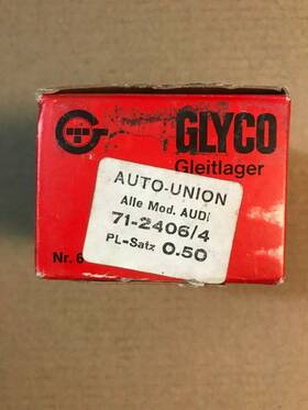 71-2406 Glyco 71-2406/4 0.50 Engine Connecting Rod Bearing Set .50mm 1977-82 Porsche 924 2.0l German