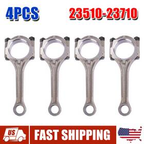 23510-23700 Gmatord 23510-23710 4pcs Connecting Rods For 00-12 Hyundai Elantra Kia 2.0l