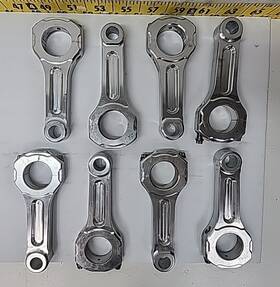 52129 Grp Used 8pc Billet Aluminum Connecting Rods Bbc 6.700 Drag Racing