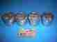 224-2746 H3103-std Silvolite 4 New Hypereutectic Pistons 1985-1986 1.9l Ford Escort Efi 1191 P773 H652p 610p 3003p